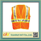 EN20471 and CE Standard LED Reflective Safety Vests , Orange Reflective Security Clohting
