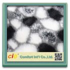 Polychrome Long Pile Artificial Fur  / Jacquard Faux  Fur Fabric For Garmant Toy or Home Textile