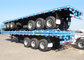 CIMC flat bed trailer BPW alxes 40 foot flat deck trailer for sale with front plate for sale