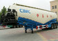 CIMC tri axle dry bulk cement tank trailer pneumatic bulk tank trailer for sale