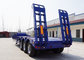 CIMC 3 axles 120 ton lowbed trailer low bed dorse treyler trailer 100 T for sale