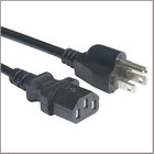 UL ceritfied power supply cord with IEC320 C13 female connector, North American cord set