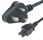 Laptop Power cord cables with Indian standard 3-pin plug, AC adapter input cord