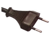 Swiss 2-pin power supply cord plug