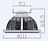 9W Led AR111 G53 Lamp AC/ DC 12V halogen replacement LED Spot light