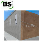 Helical tie backs used for adding strength in newly construction walls