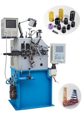 China Advanced CNC Compression Spring Machine Automatic Oiling For Oil Seal Springs supplier
