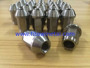 China Ti6Al4V Gr5 Gr5 Titanium Lug Nuts with Polished and Anodized Surface Finish supplier