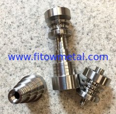 China Factory Wholsale 6 in 1 Domeless Titanium Nails for Glass Water Pipes supplier
