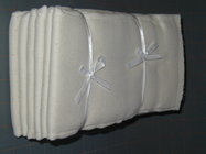 Organic Cotton or Bamboo fiber Prefold Diapers，Flat Cloth Diaper,Baby Muslin