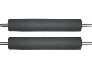 Composite rubber roller,roll for paper machine