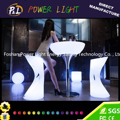 Color Changing Illuminated Bar Event Table