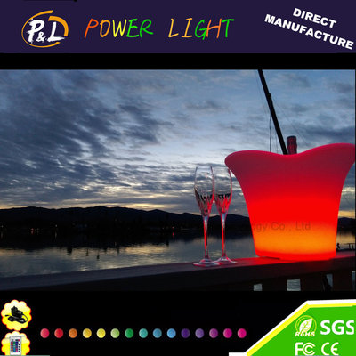 Wireless Color Changing Bar LED Ice Bucket with remote controller