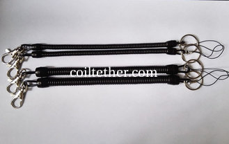 China Standard Black Long Strength Stopdrop Tooling Used in Supermarkets Stores Expander Coil Strap Chains supplier