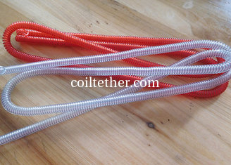 China OEM China Factory Offer Long Clear/Red Bungee Lanyard Straps without Hardware supplier