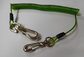 2Meter Lobster Clasp Hook Transparent Green Flexible Toll Safety Line Coiled Lanyard Rope supplier