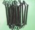 Plastic Spring Clip Coiled Cord and Plastic Snap Hook All in Solid Black Color Good Fasteners supplier