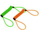 Flexible plastic customized size coil tether w/mini loop on two ends simple tool wire lanyards supplier