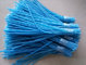 Transparent Blue Color Wire Spring Long Tool Tether Ready for Final Snap Hook supplier