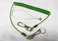 Quick Release Colorful Tool Coiled Lanyards with Clips 2pcs and SS Split Ring and Wire loop connector supplier