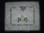 Jerusalem Jewish Judaica Judaism Shabbat and Yom Tov Embroidered Challah Cover Embroidery Bread Matzah Cover Passover