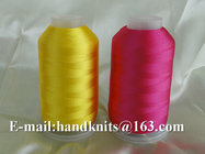 Absolutely High Quality Wholesale  100% Viscose Rayon Embroidery Thread 120D/2 150D/2 4000Y Tower Cone