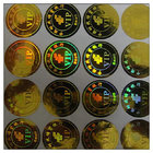 make holographic foil stickers with silver coating, custom high quality holographic stickers  with silver coating