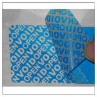 Custom Tamper Evident Warranty Blue VOID OPEN Labels,Warranty VOID Stickers Printing