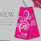 Printed Glossy Art Paper Hang Tag For Underwear, Die Cut Art Paper Hang Tags with Punching Hole And String
