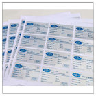 Matt /Glossy Silver PET Sticker Labels With Waterproof Matte Silver PET Stickers, Matte Silver Polyester Silver Labels