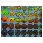 Warranty hologram label,Custom rainbow hologram sticker,3d hologram stickers,laser round silver 3d hologram sticker