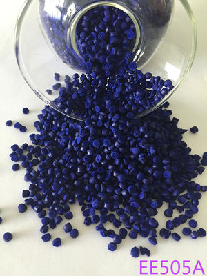 China Waterproof Blue Pigment 200 ℃ Heat , Construction Material Color Masterbatch supplier