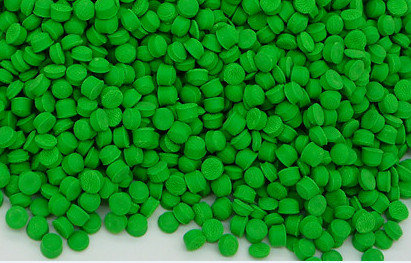China Fluorescent Green Eva Pigment For Suitcase Material , Plastic Masterbatch supplier