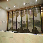 Color stainless steel office folding partition movable room divider screen