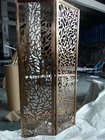 Customized 3 Panel Room Divider Stainless Steel Folding Screen