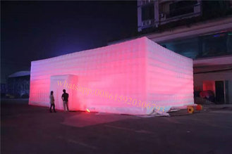 China inflatable cube party tent inflatable event tent infaltable led tent with led light inflatable square tent supplier