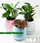 music flower pot for home fun Bluetooth Speakers plastic plant Pot Funny Cute Design