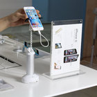 COMER security mobile phone charge display lock stand alarm holder with cable concealed inside
