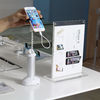 COMER security display for cellphone  cradles with gripper alarm