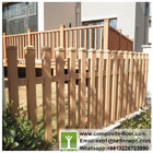 PVC Garden Railing Vinyl Fencing for Courtyard Decoration WPC Stair Railings Composite Rail Fence