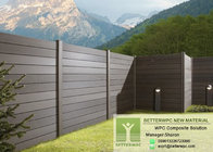 Fire Resistant Anti UV Easily Assembly Interlocking Exterior Garden Pool WPC Fence Set