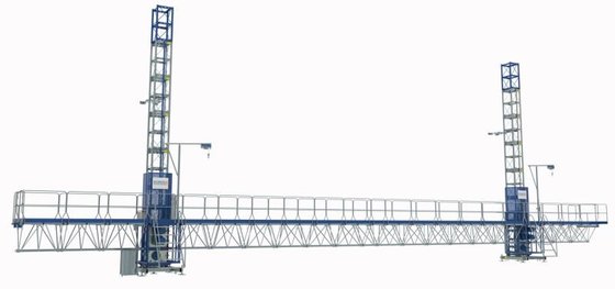 China Construction Mast Climbing Work Platforms Cradle Aerial Double Lifting supplier