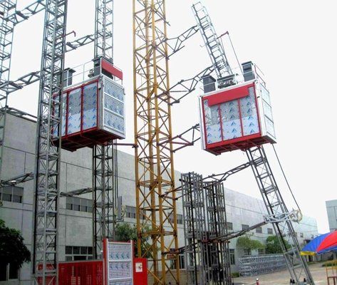 China S4 Work System Building Site Hoisting Equipment In Construction with ABB Motor and 8 Rack Modulus supplier