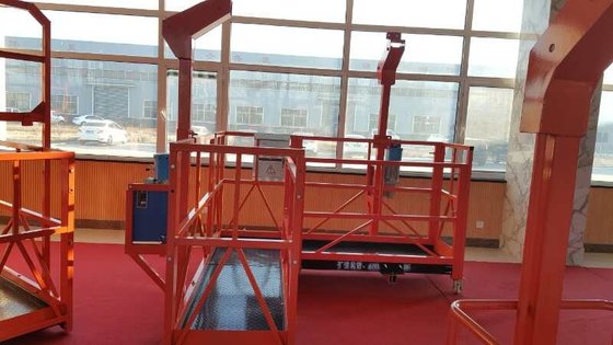 China ZLP800 Steel Rope Suspended Platform / Aluminium Access Platforms CE Certificated supplier