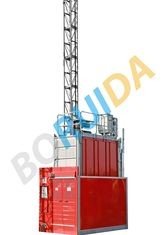 China Red Electrical Building Site Hoist for Industrial and Civil Architecture supplier