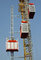 1600kg Double Cage Mast Construction Material Hoist High Reliability , Passenger Hoist supplier