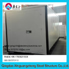 Foldable light steel frame container warehouse
