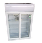 105L Upright beverage display cooler 2 glass door vertical showcase cold drink/soft drink refrigerator SC105L