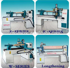 COSEN CNC  control system wood turning machine with centering set for wood, artificial stone, resin