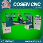 CNC lathe with auto-checking instrument automatic indexing tool